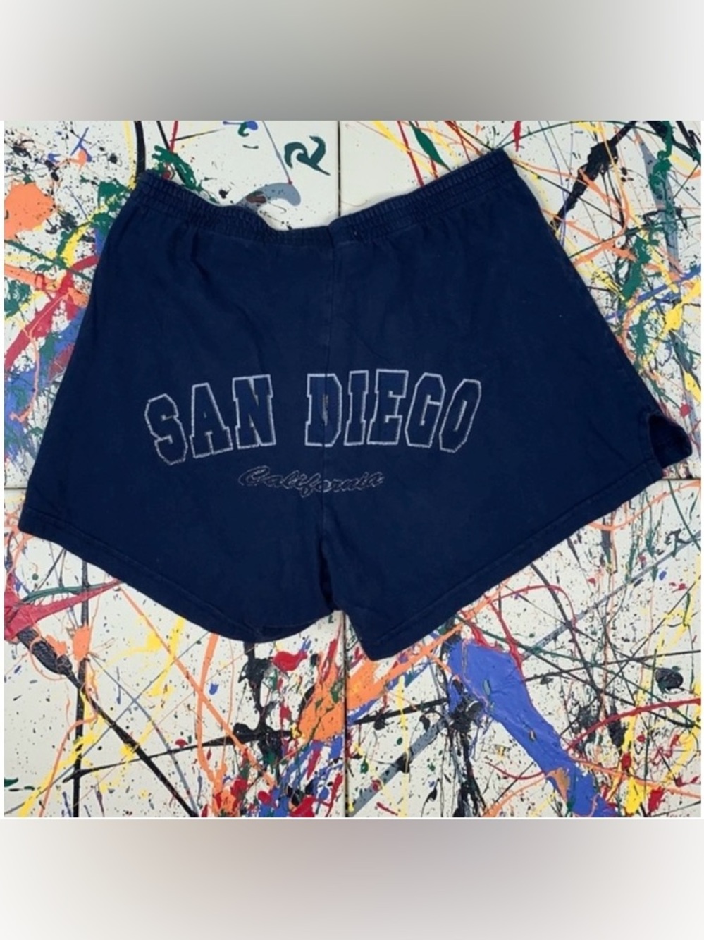 LAGACI SPORTS dark navy blue shorts.